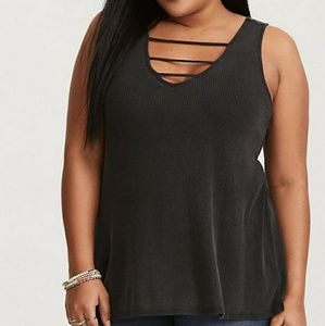 Torrid Strappy Ribbed Tank